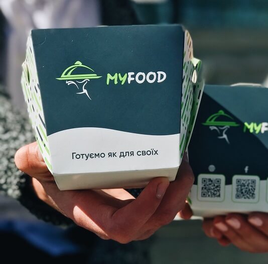 Разработка сайта под ключ для сервиса доставки еды My Food