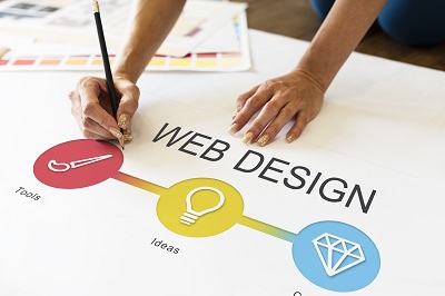 Малюнок у вигляді напису web desigh