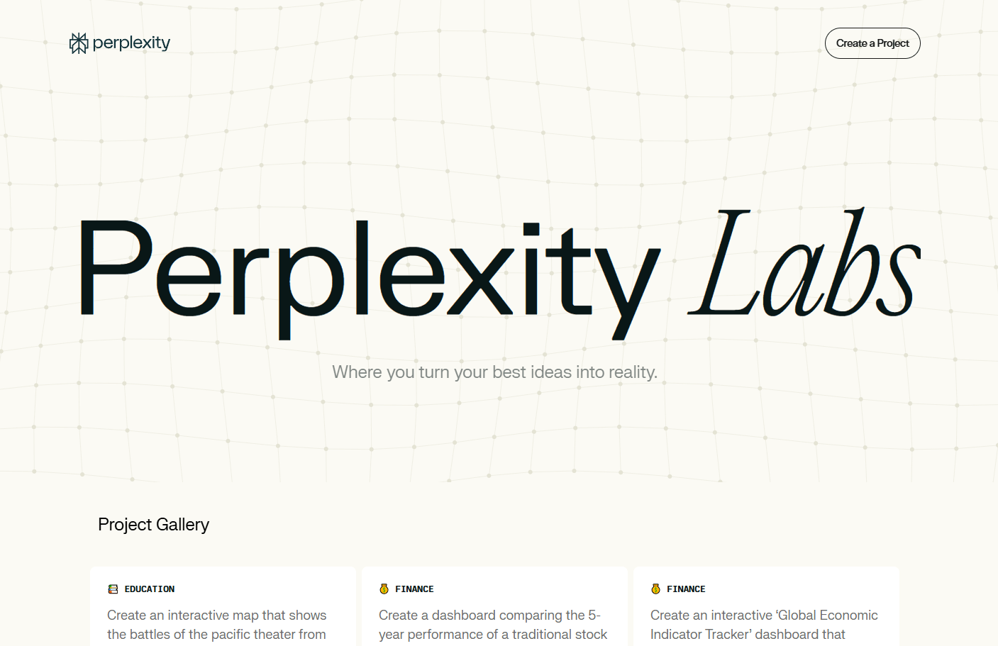 Perplexity Labs
