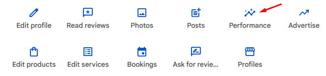 Google Business Profile control panel