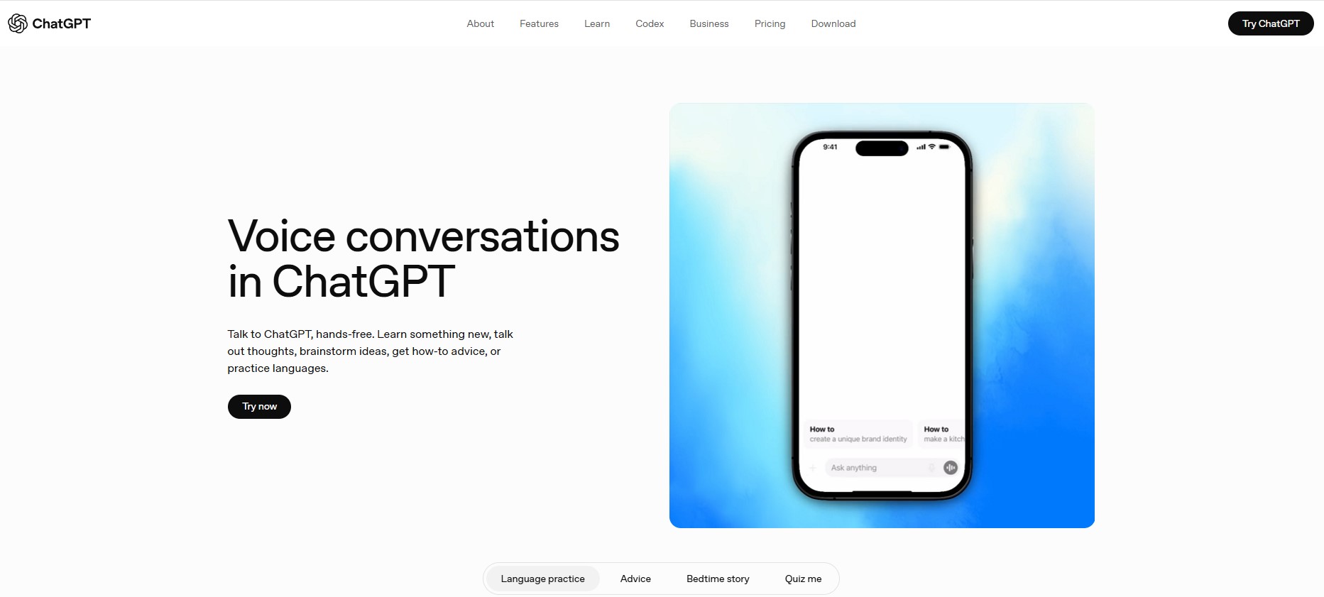 ChatGPT Voice