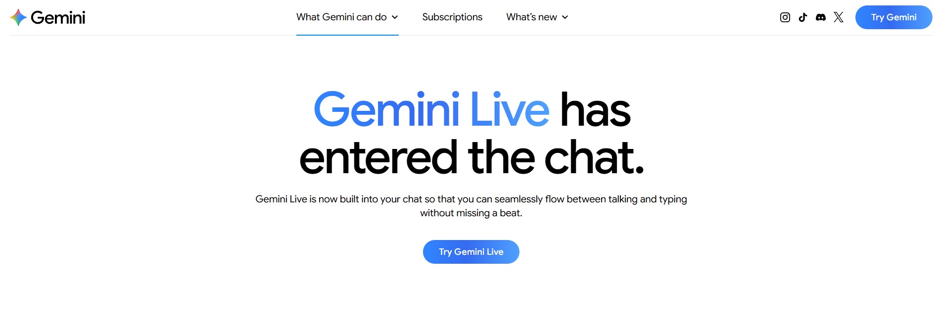 Gemini Live